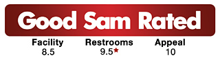 Good Sam Rated 8.5 Facility / 9.5* Restrooms / 10.0 Appeal